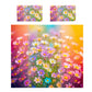 Rainbow Daisies Duvet Cover Set