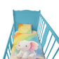 Rainbow Elephant Cot Set