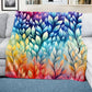 Rainbow Foliage Light Weight Fleece Blanket
