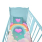 Rainbow Heart Cot Set