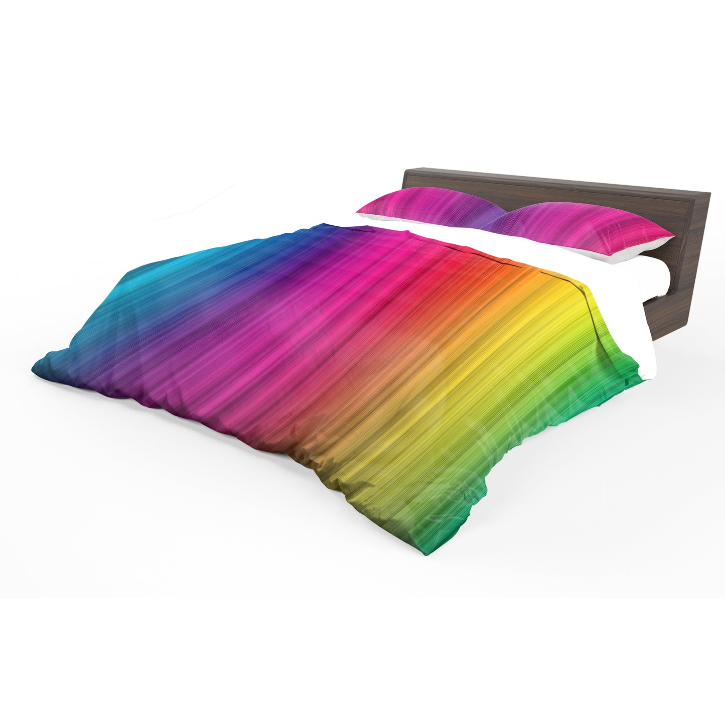Rainbow Stripes of Colours Duvet Cover Set