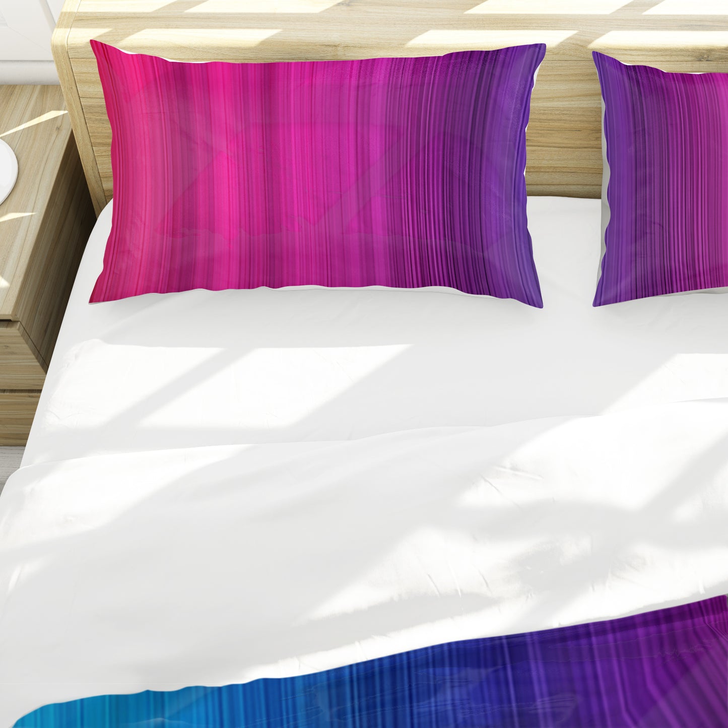 Rainbow Stripes of Colours Duvet Cover Set