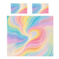 Rainbow Swirll Queen Duvet