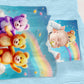 Rainbow Teddy Hugs Cot Set