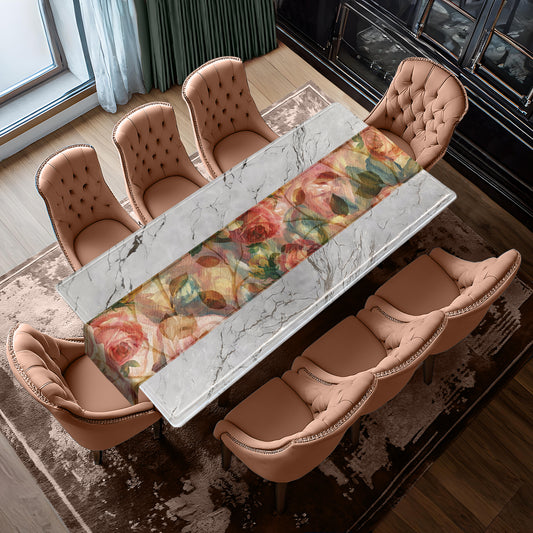 Raining Flower Garden Table Runner By Mark Van Vuuren