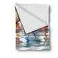 Rainy Day Ducklings Baby Fleece Blanket
