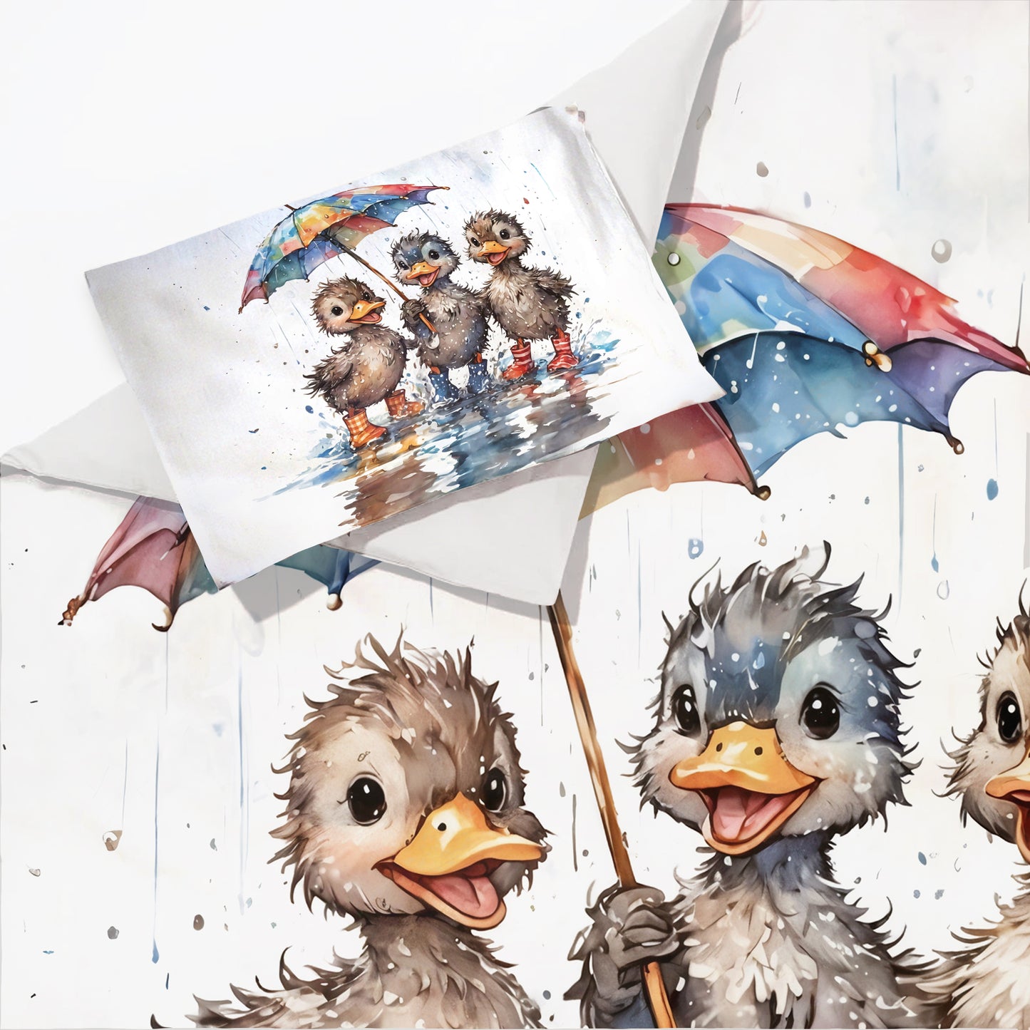 Rainy Day Ducklings Cot Set