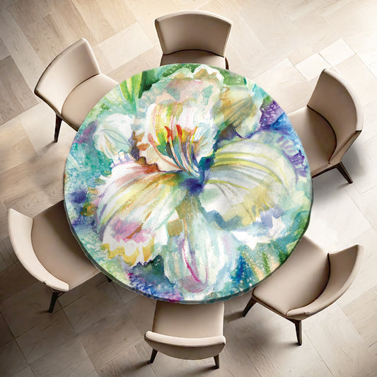 Rather Have Jesus Round Tablecloth By Kristin Van Lieshout