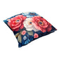 Red And Blue Flower Painting Luxury Scatter by Wikus Schalkwyk