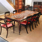 Red Bloom Diamond Pattern 160cm Table Runner