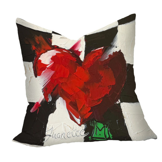Red Heart Luxury Scatter by Juanette Menderoi