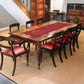 Red Maroon Floral 160cm Table Runner