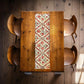 Red Bloom Diamond Pattern 160cm Table Runner