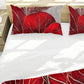 Red Blossoms Duvet Cover Set