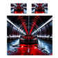Red Car in Tunnel Duvet Cover Set