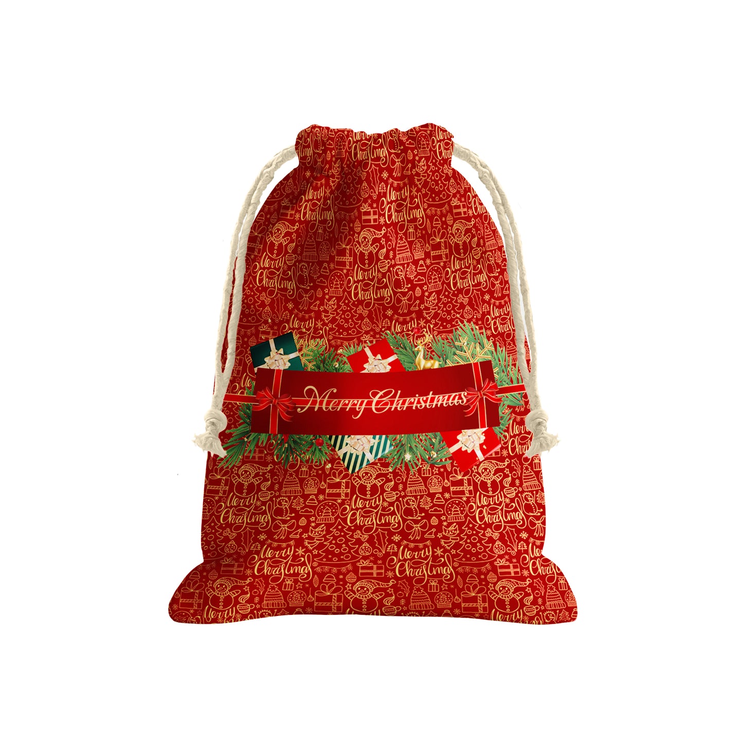 Red Christmas Gift Bag (Set of 2)
