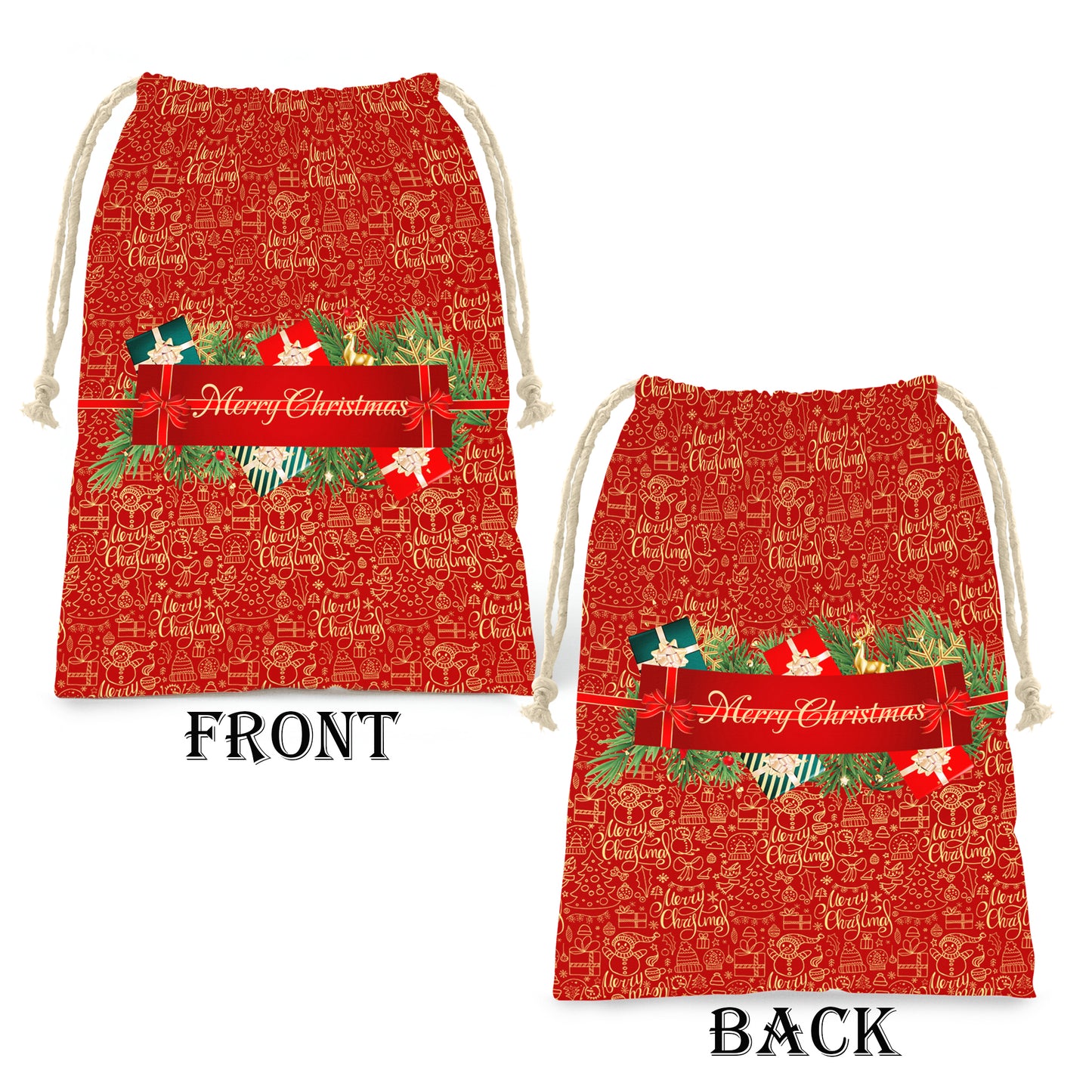 Red Christmas Gift Sack