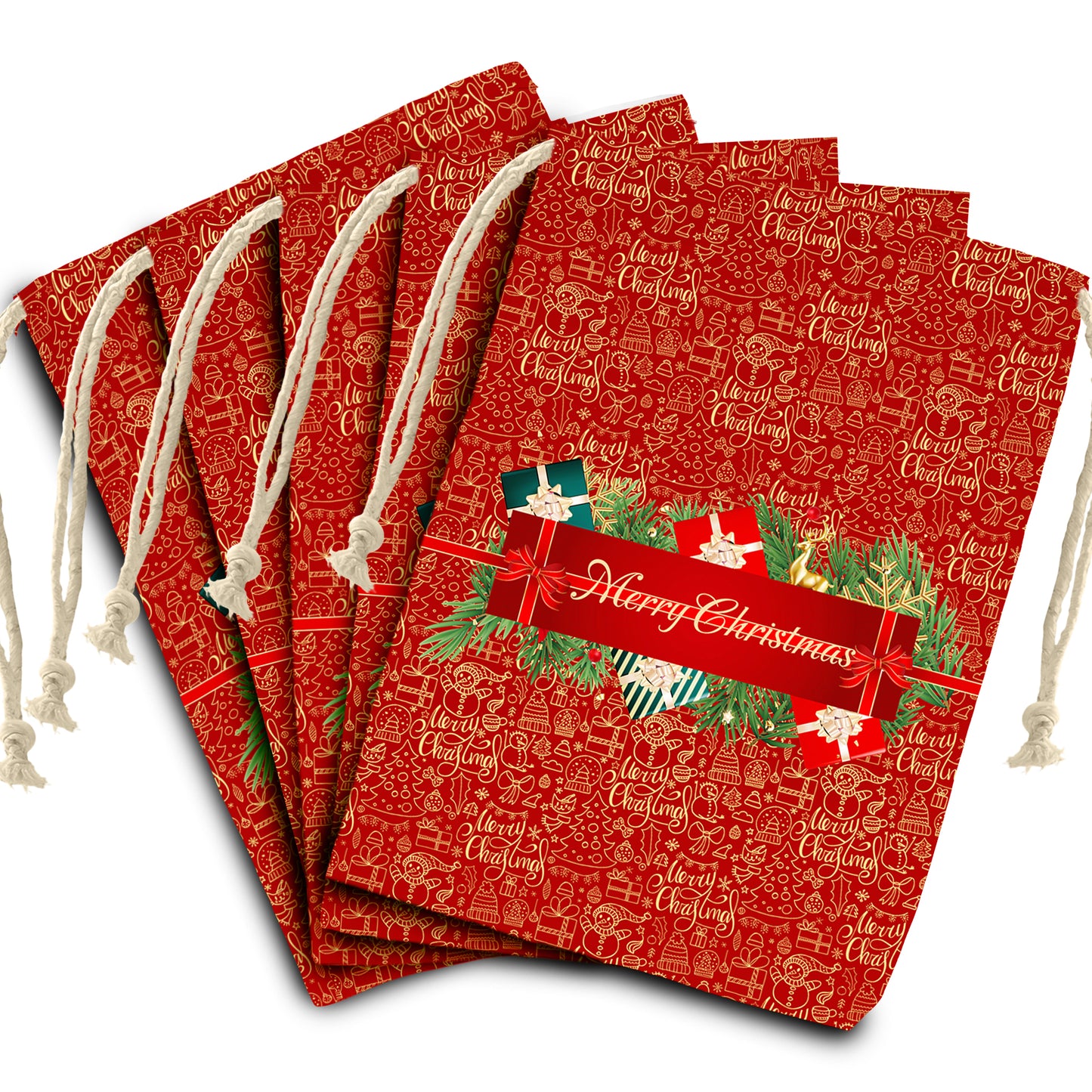 Red Christmas Gift Sack