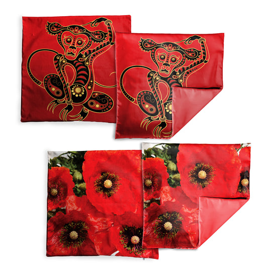 Red Collections Luxury Scatter Covers (Set of 4)