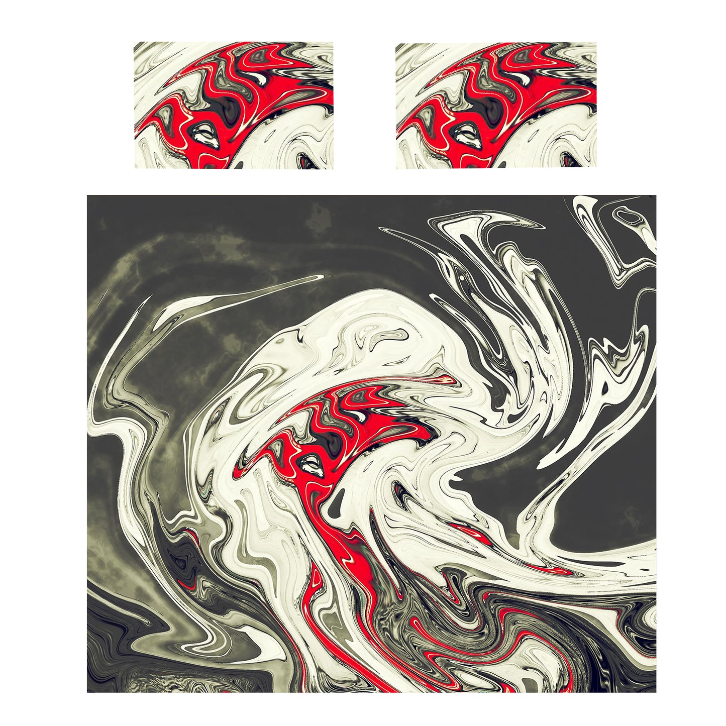 Red Core Duvet Cover Set