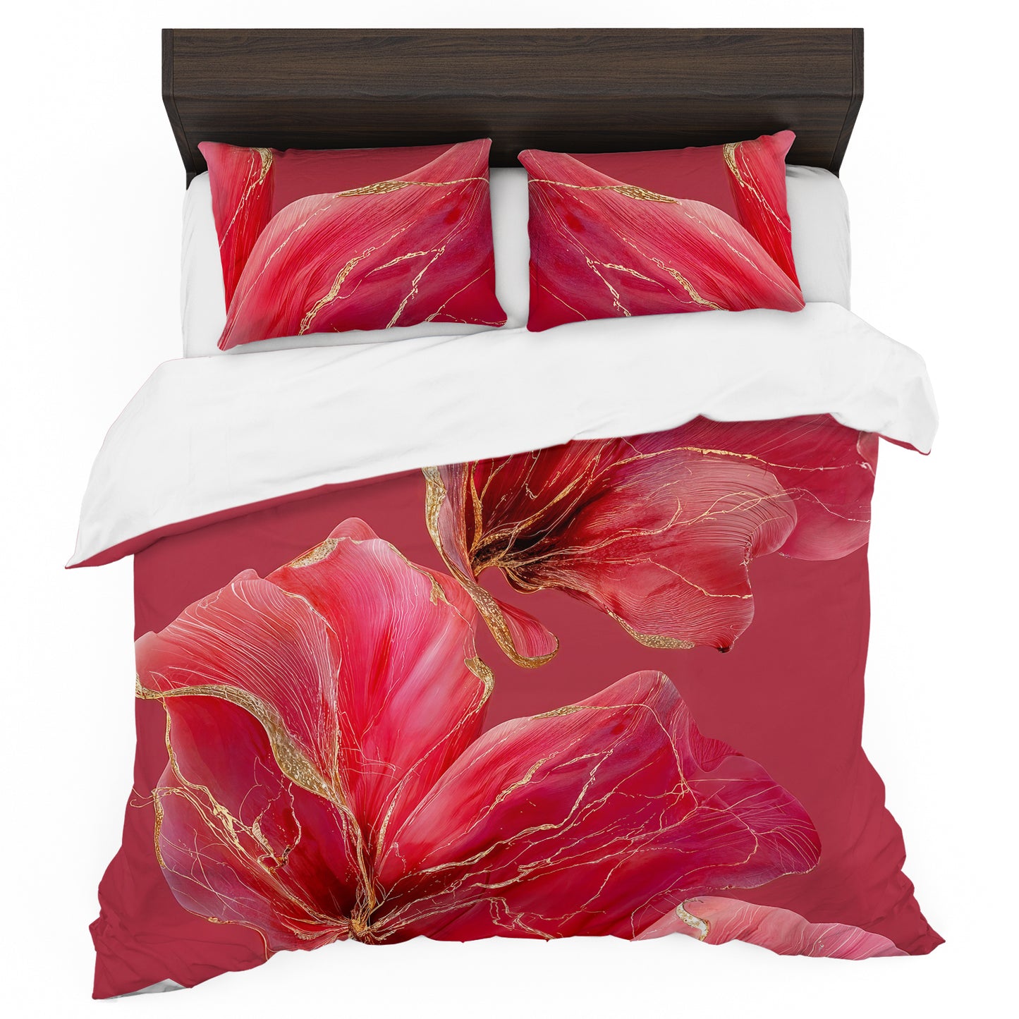 Red Deliacy Duvet Cover Set