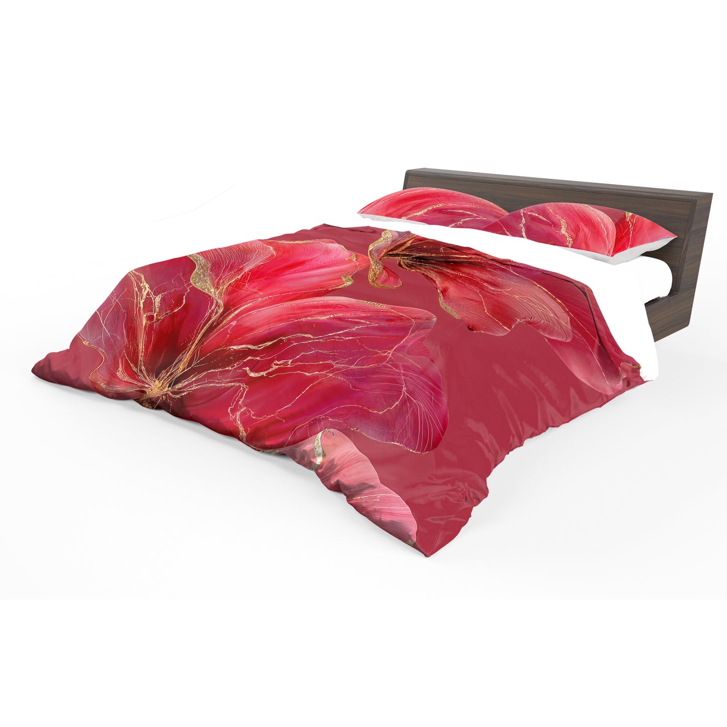 Red Deliacy Duvet Cover Set