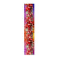 Red Flowers and Eucalyptus Leaves Table Runner