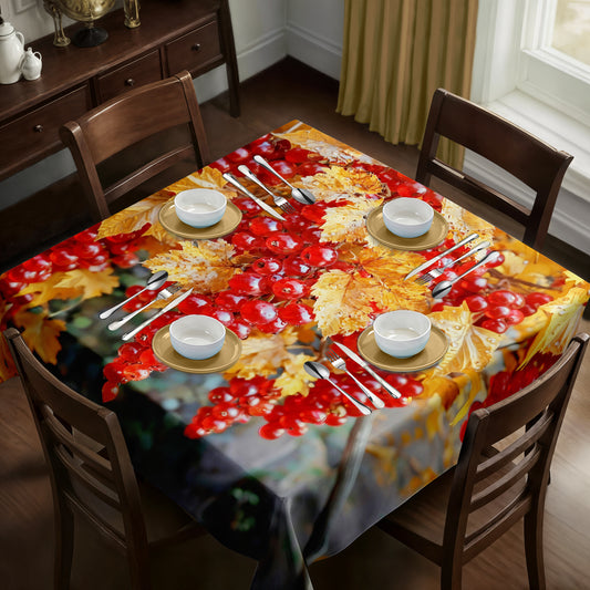 Red Grapes Square Tablecloth