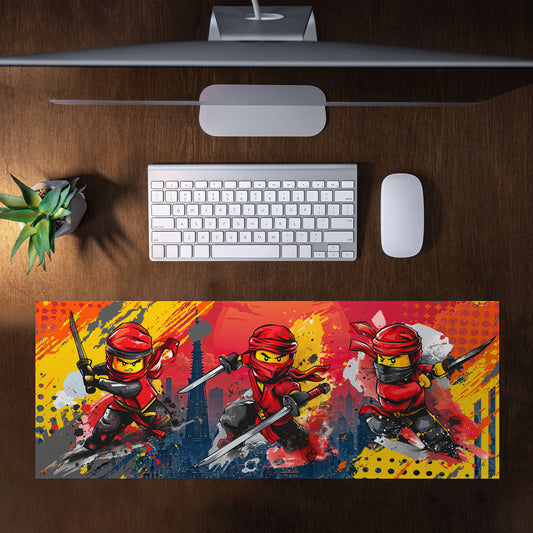 Red Ninja Desk Pad