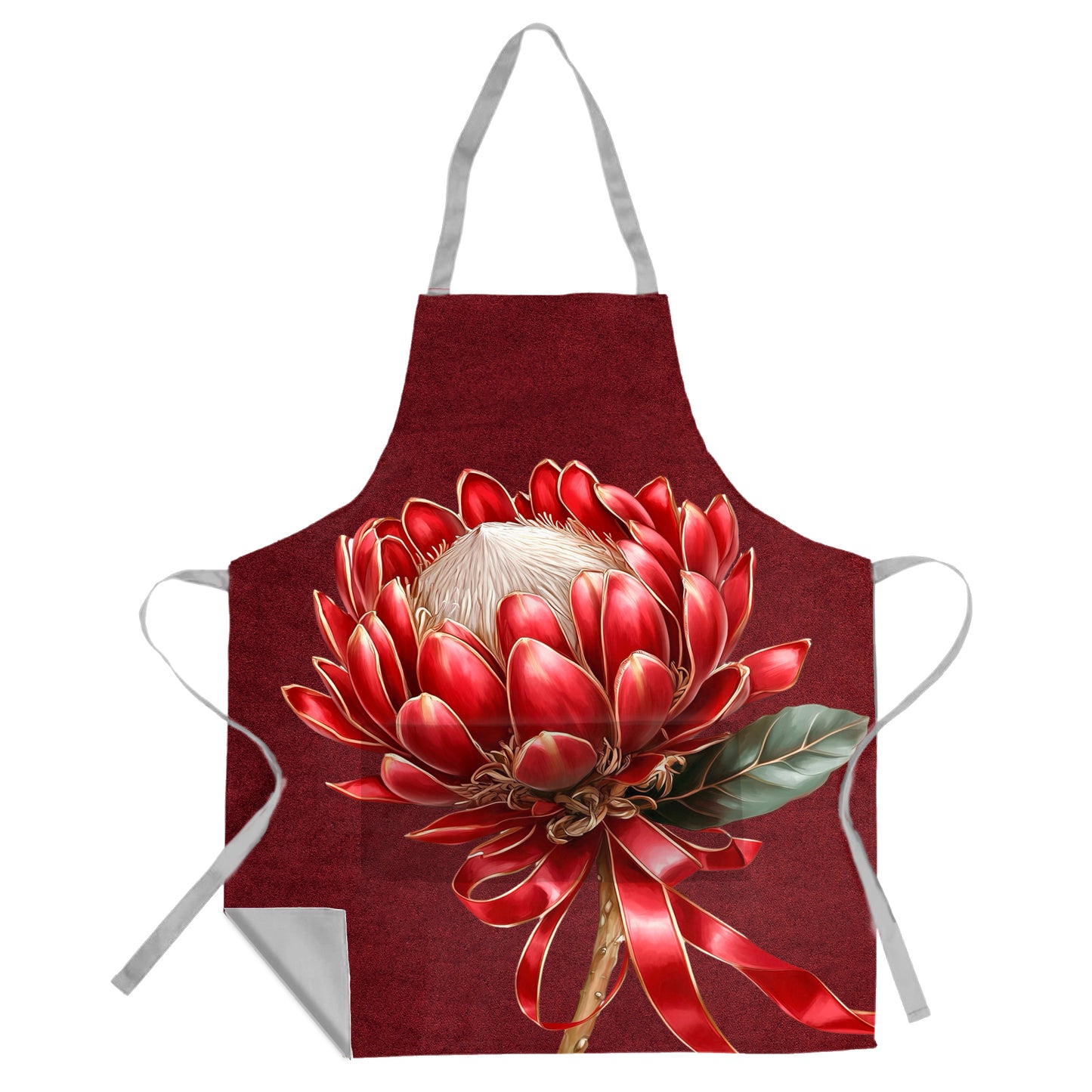 Red Protea Apron by Mark van Vuuren