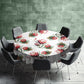 Red  Protea on White Wood Round Tablecloth by Mark van Vuuren