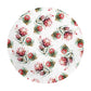 Red  Protea on White Wood Round Tablecloth by Mark van Vuuren