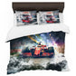 Red Racing Rush Duvet Cover Set