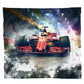 Red Racing Rush Light Weight Fleece Blanket