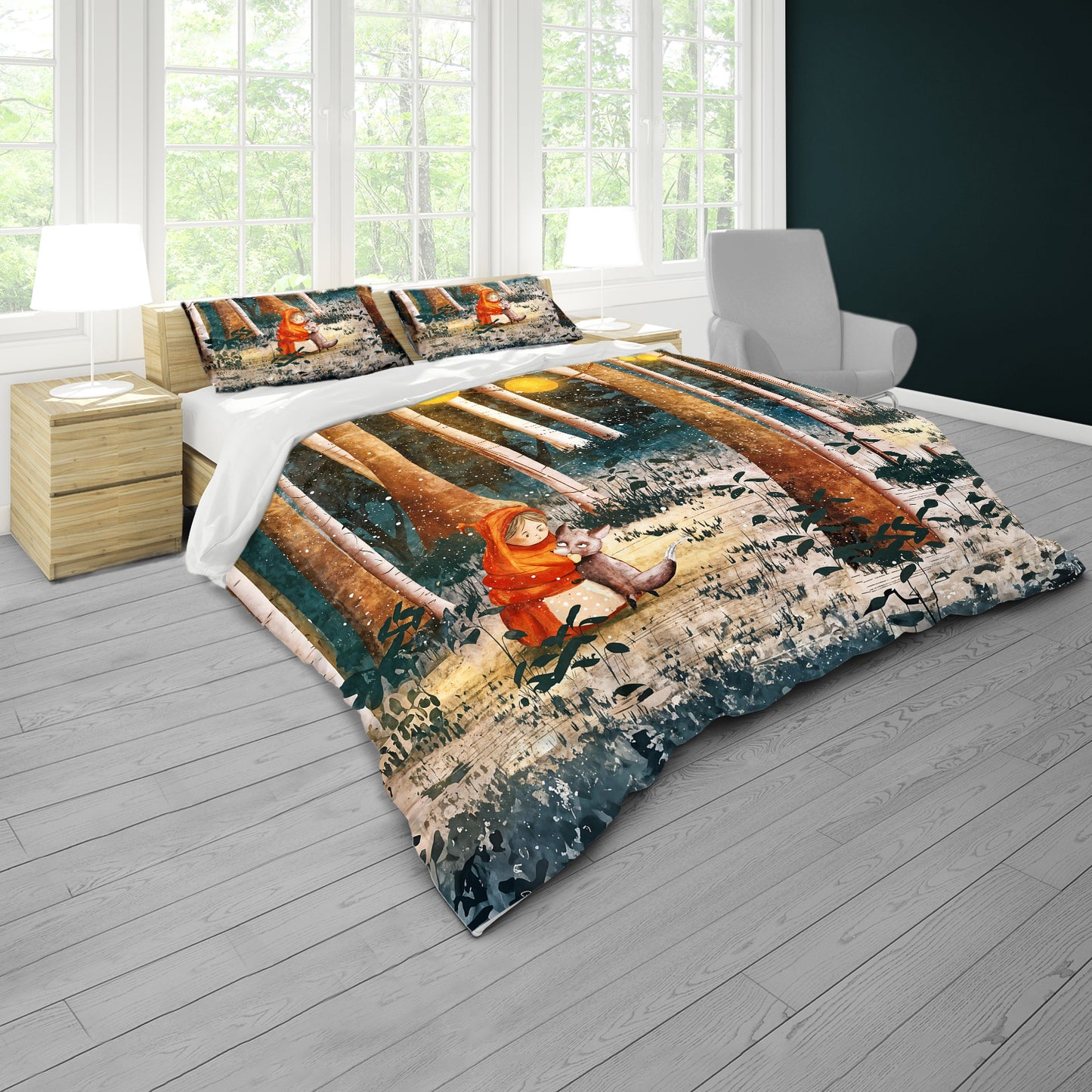 Red Riding Hood Duvet Cover Set