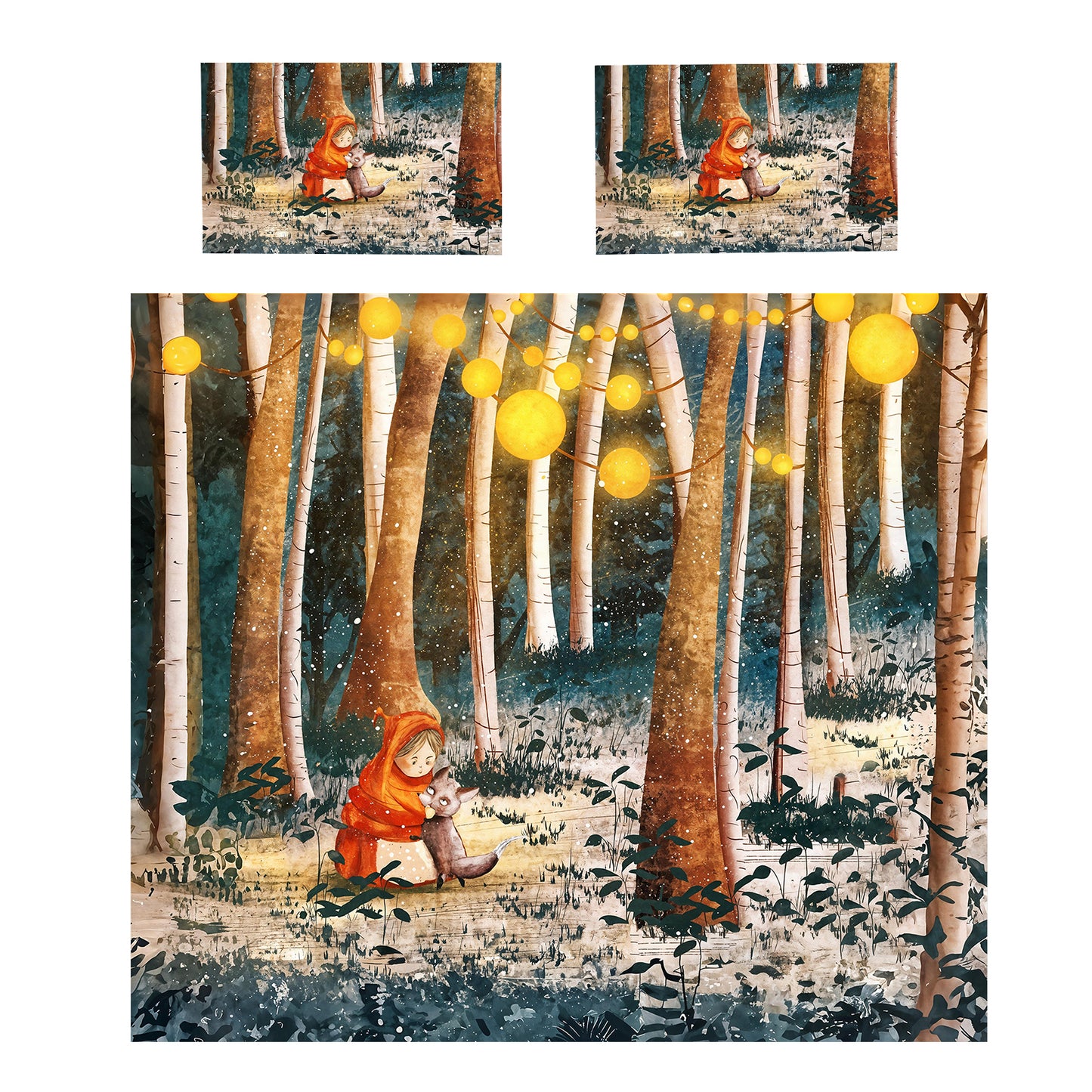 Red Riding Hood Duvet Cover Set