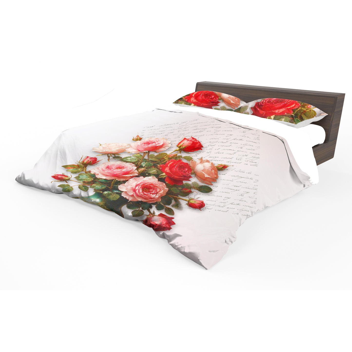 Red Roses Duvet Cover Set