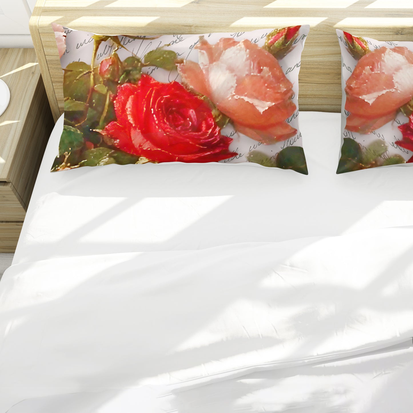 Red Roses Duvet Cover Set