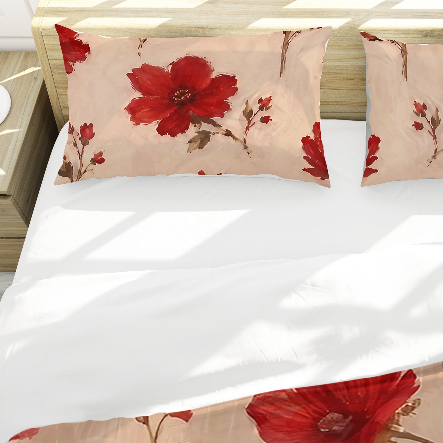 Red Roses Duvet Cover Set