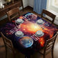 Red Sun in Space Square Tablecloth
