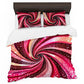 Red Twist Duvet Cover Set