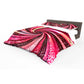 Red Twist Duvet Cover Set