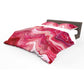Red Waves Duvet Cover Set