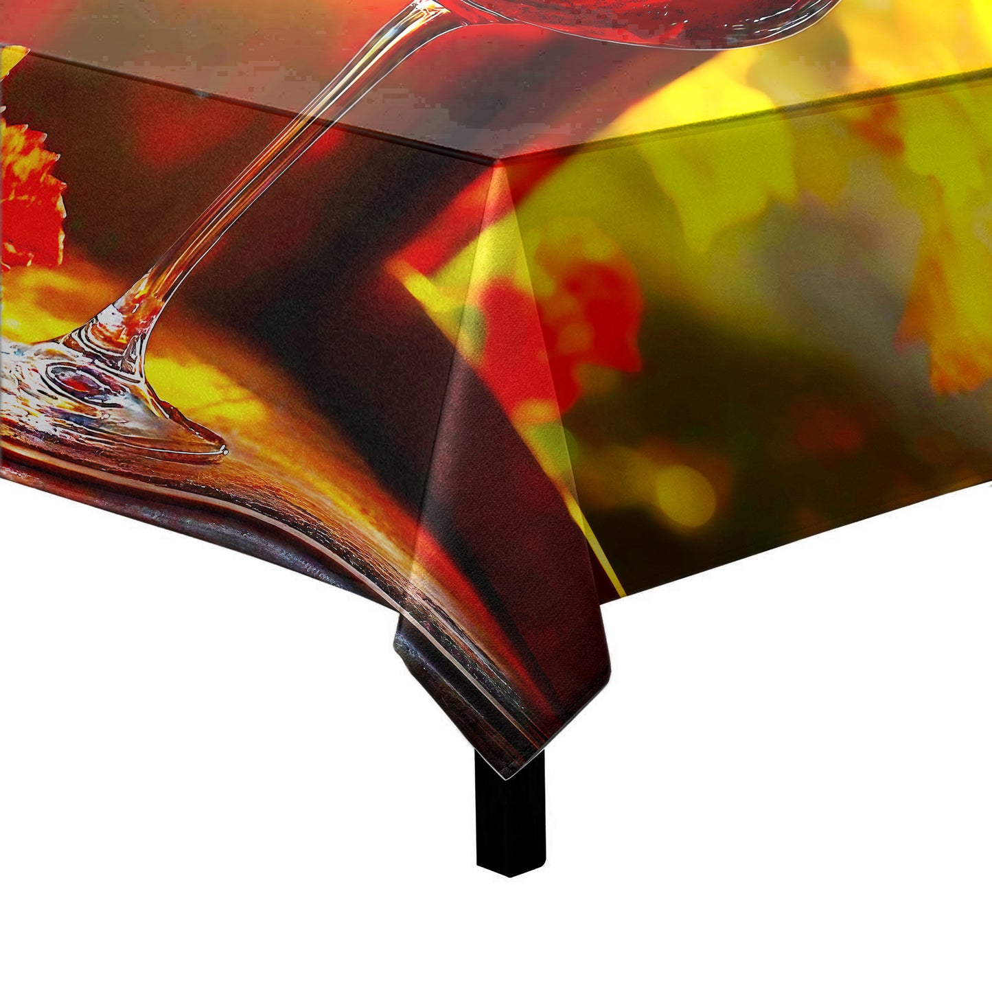 Red Wine Square Tablecloth