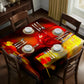Red Wine Square Tablecloth