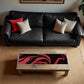 Red & Black Currents 160cm Table Runner