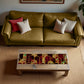 Red & Gold Chamber 160cm Table Runner