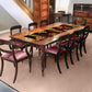 Red & Gold Chamber 160cm Table Runner