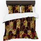 Red & Gold Chamber Duvet Cover Set