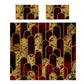 Red & Gold Chamber Duvet Cover Set